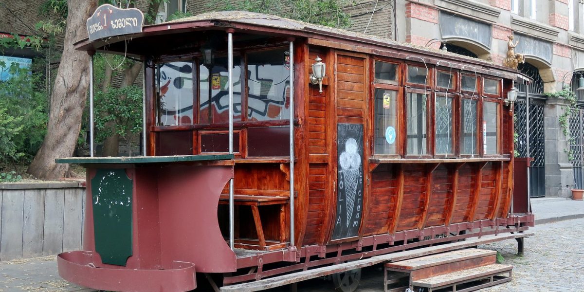 Horse-drawn railway model